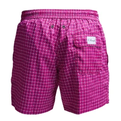 E.Marinella COSTUME DA BAGNO FUCSIA Microfantasia fiore Outlet