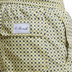 E.Marinella COSTUME DA BAGNO GIALLO Microfantasia fiore Clearance