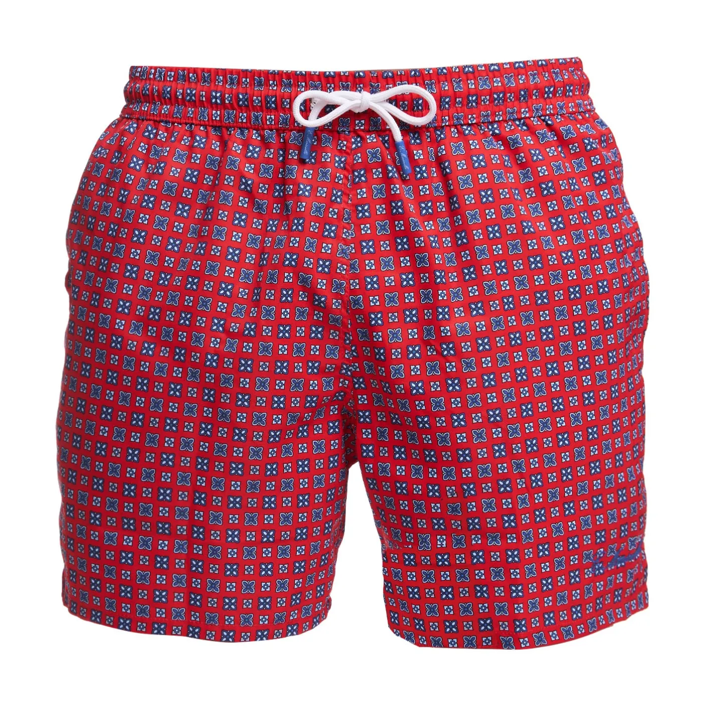 E.Marinella COSTUME DA BAGNO ROSSO Macrofantasia fiore Online