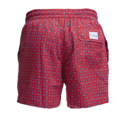 E.Marinella COSTUME DA BAGNO ROSSO Macrofantasia fiore Online