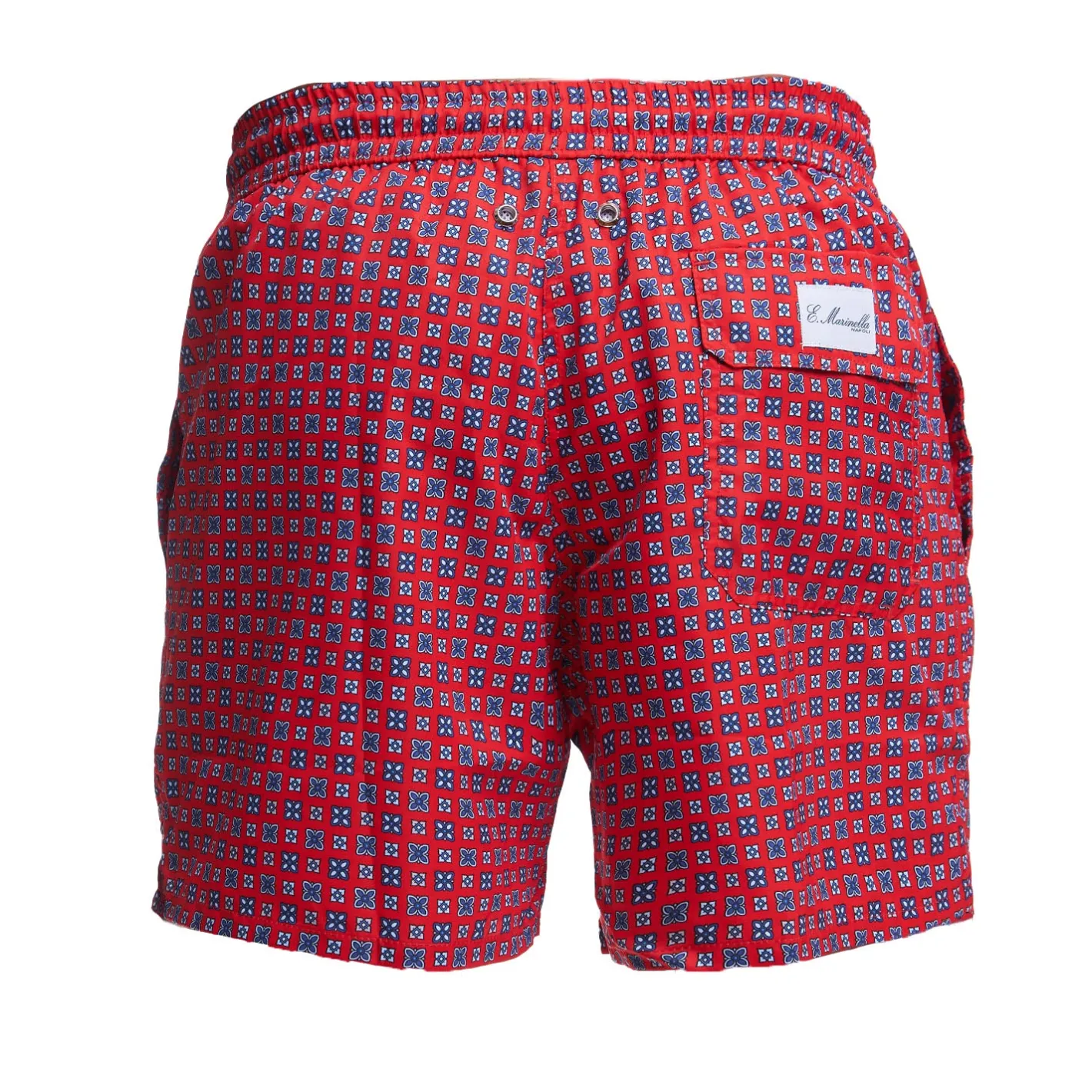 E.Marinella COSTUME DA BAGNO ROSSO Macrofantasia fiore Online