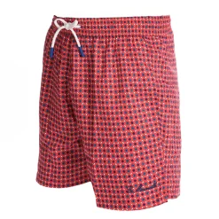 E.Marinella COSTUME DA BAGNO ROSSO Microfantasia fiore Outlet