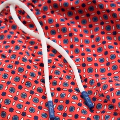 E.Marinella COSTUME DA BAGNO ROSSO Microfantasia fiore Outlet