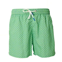 E.Marinella COSTUME DA BAGNO VERDE CHIARO Microfantasia fiore Clearance