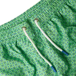E.Marinella COSTUME DA BAGNO VERDE CHIARO Microfantasia fiore Clearance