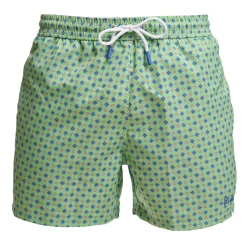 E.Marinella COSTUME DA BAGNO VERDE CHIARO Microfantasia fiore Discount