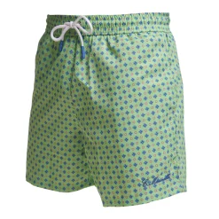 E.Marinella COSTUME DA BAGNO VERDE CHIARO Microfantasia fiore Discount