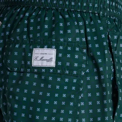 E.Marinella COSTUME DA BAGNO VERDE SCURO Macrofantasia fiore