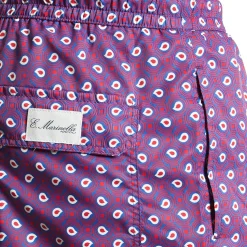 E.Marinella COSTUME DA BAGNO VIOLA Paisley Hot