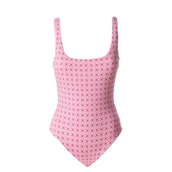 E.Marinella COSTUME INTERO ROSA Summer little flower