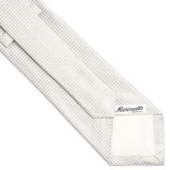 E.Marinella CRAVATTA CERIMONIA GRIGIO CHIARO In seta jacquard Outlet