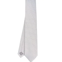 E.Marinella CRAVATTA CERIMONIA GRIGIO CHIARO In seta jacquard Best