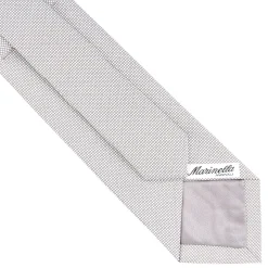 E.Marinella CRAVATTA CERIMONIA GRIGIO CHIARO In seta jacquard Best