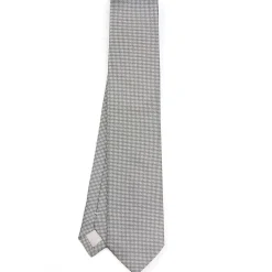 E.Marinella CRAVATTA CERIMONIA GRIGIO SCURO In seta jacquard Sale