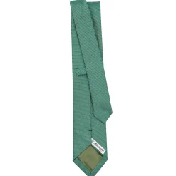 E.Marinella CRAVATTA CERIMONIA IN SETA JACQUARD VERDE CHIARO Microfantasia geometrica Online