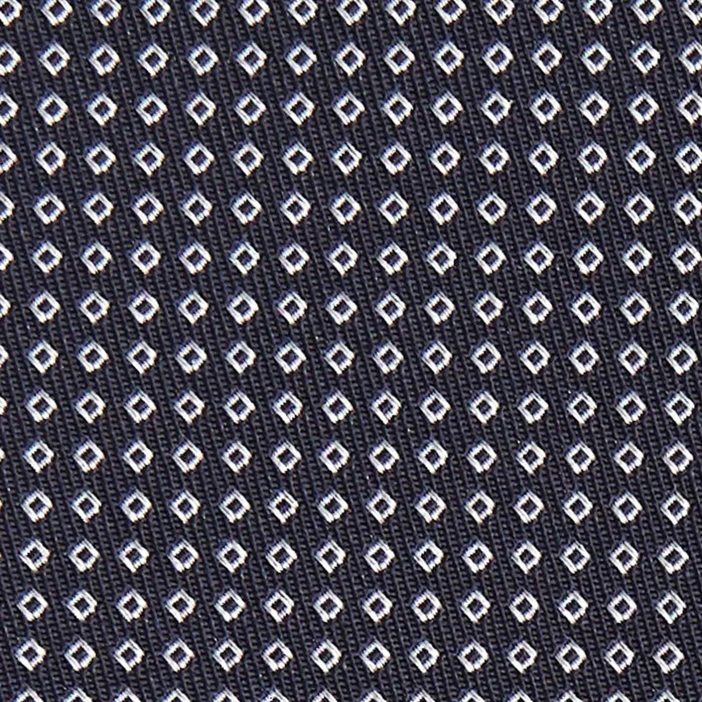 E.Marinella CRAVATTA CERIMONIA IN SETA JACQUARD BLU SCURO Microfantasia geometrica Discount