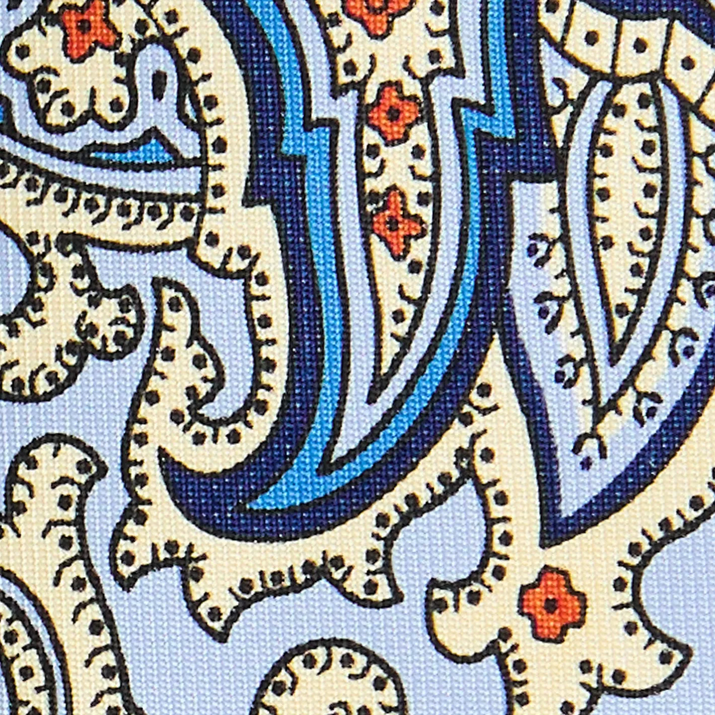 E.Marinella CRAVATTA DONNA CLASSICA IN SETA STAMPATA AZZURRA Archivio inspiration
