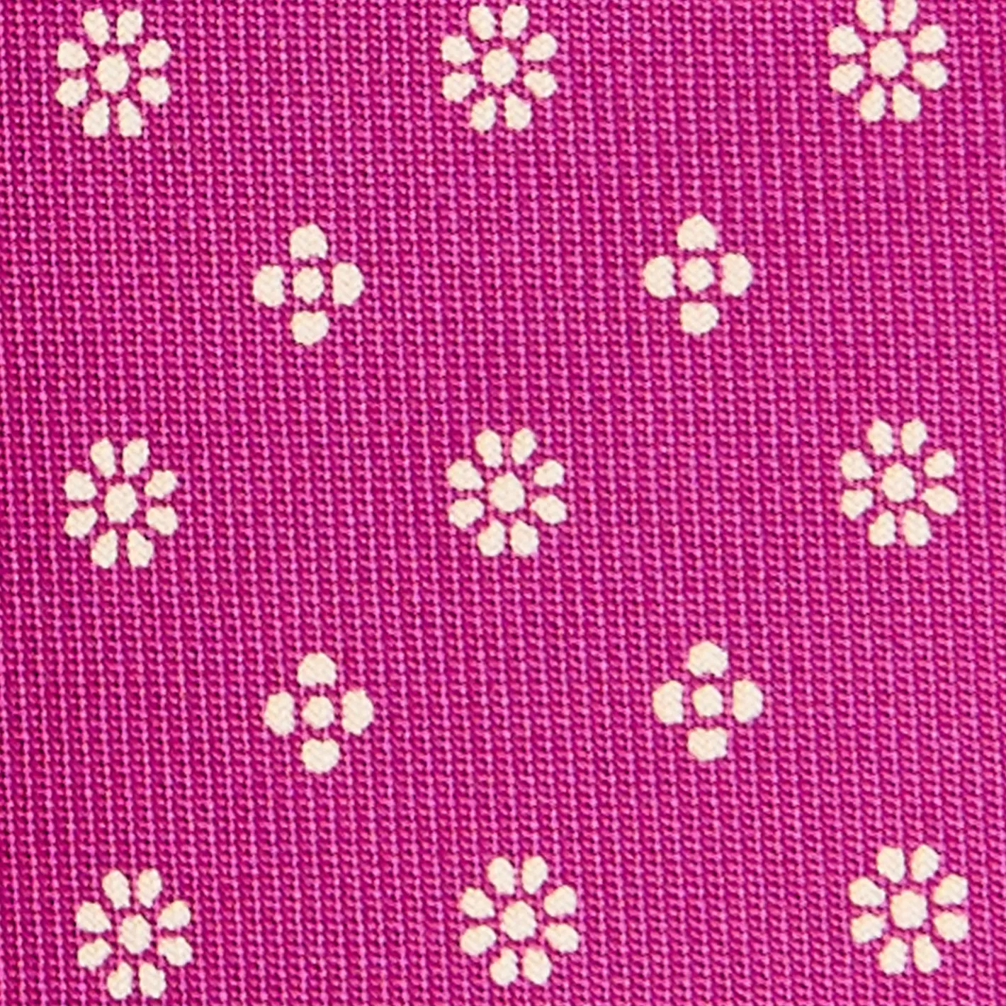 E.Marinella CRAVATTA DONNA CLASSICA IN SETA STAMPATA FUCSIA Microfantasia fiore Discount