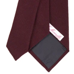 E.Marinella CRAVATTA DONNA IN LANA BORDEAUX Tinta unita Sale