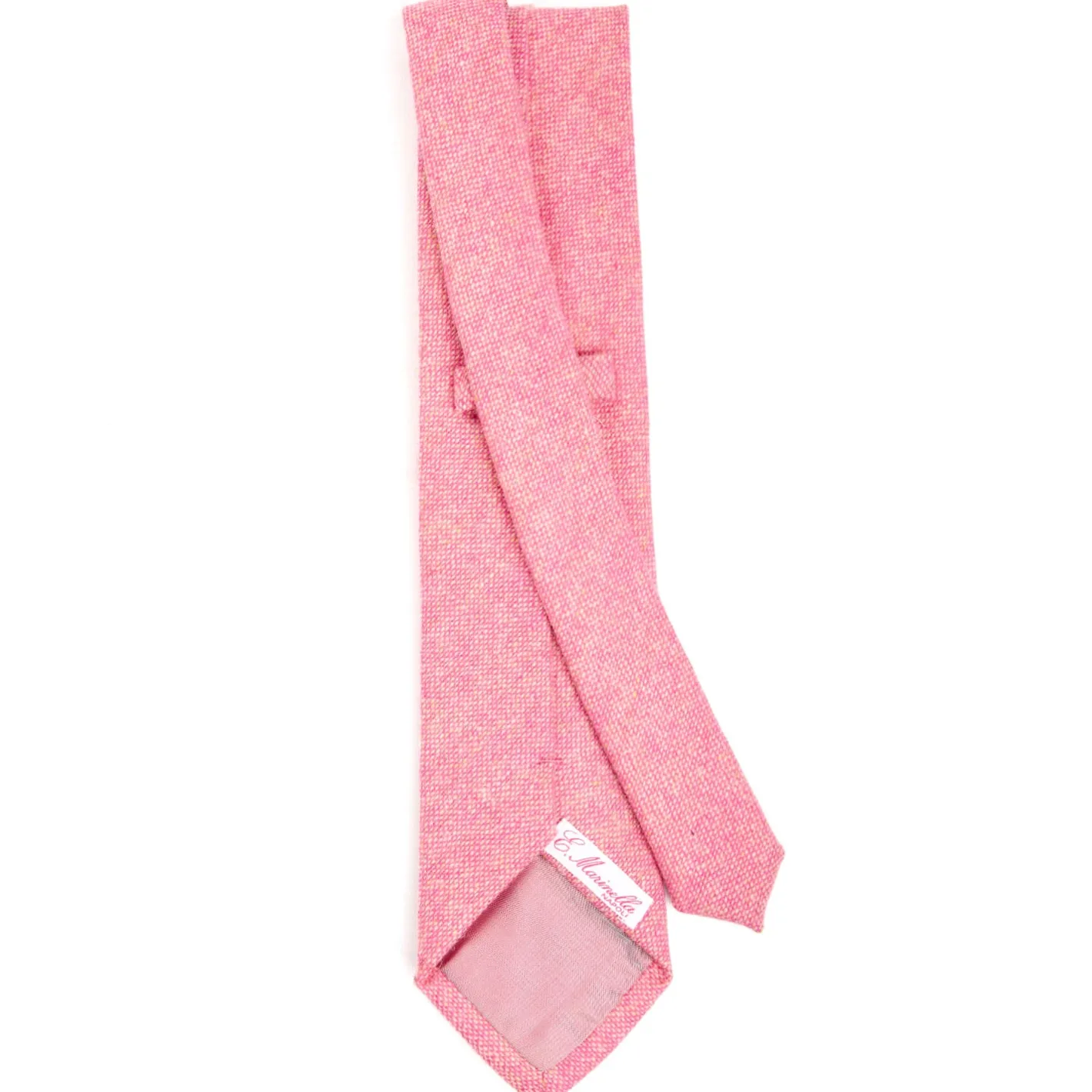 E.Marinella CRAVATTA DONNA IN LANA ROSSA Tinta unita Clearance