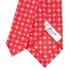 E.Marinella CRAVATTA DONNA ROSSA 7 CM IN SETA STAMPATA San valentino edition Online