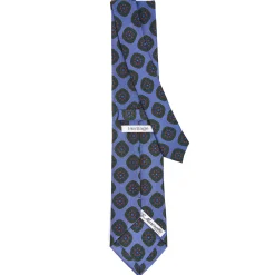 E.Marinella CRAVATTA IN SETA AZZURRO POLVERECollezione heritage Discount