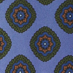 E.Marinella CRAVATTA IN SETA AZZURRO POLVERECollezione heritage Discount