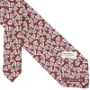 E.Marinella CRAVATTA IN SETA BORDEAUX Collezione archivio anno 1952 Discount