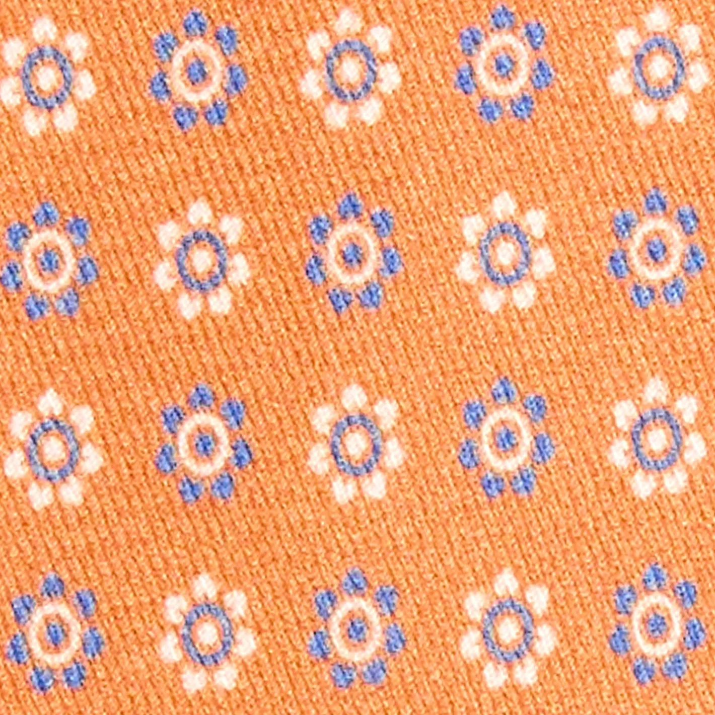 E.Marinella CRAVATTA IN SETA E ORANGE FIBER ARANCIONE Collezione orange fiber Clearance