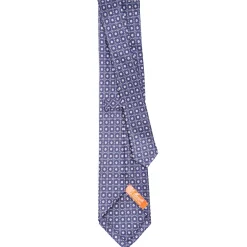 E.Marinella CRAVATTA IN SETA E ORANGE FIBER BLU Collezione orange fiber Hot