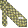 E.Marinella CRAVATTA IN SETA VERDE OLIVA Collezione archivio anno 1974 Discount