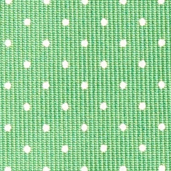 E.Marinella CRAVATTA SARTORIALE CLASSICA IN SETA VERDE Pois Outlet