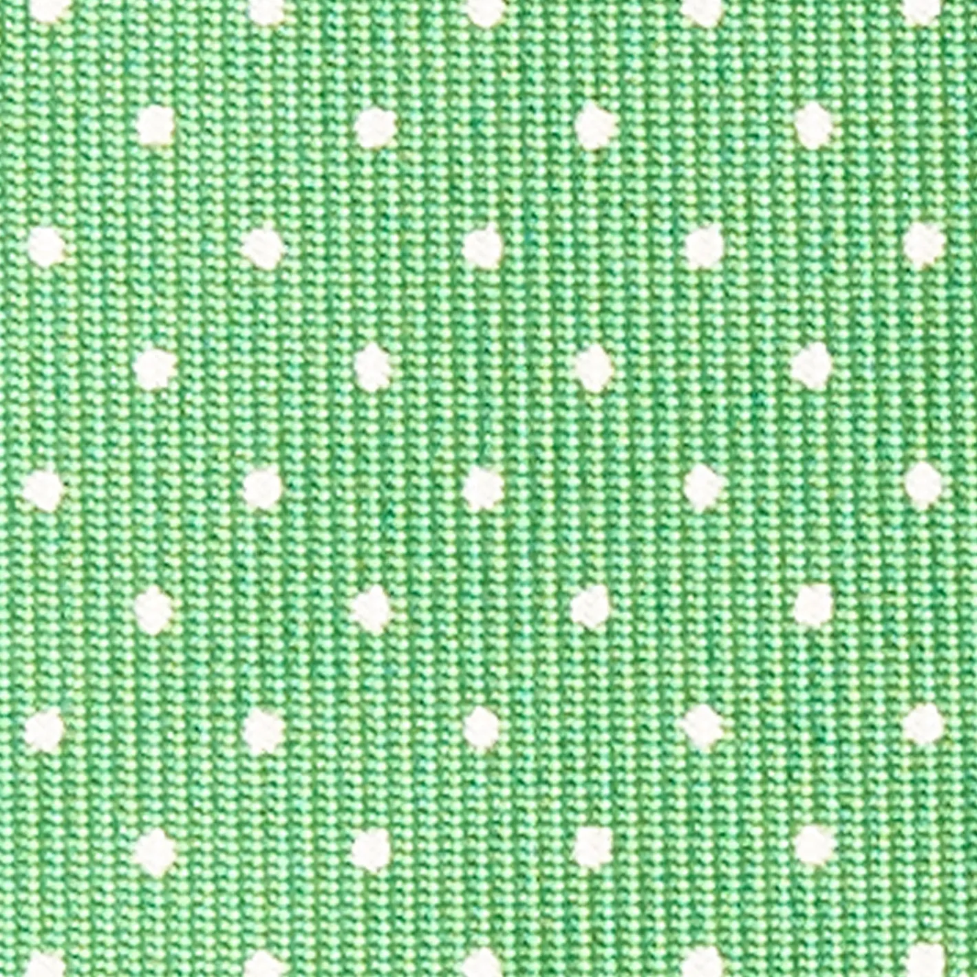 E.Marinella CRAVATTA SARTORIALE CLASSICA IN SETA VERDE Pois Outlet