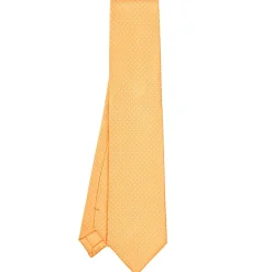 E.Marinella CRAVATTA SARTORIALE CLASSICA IN SETA GIALLA Pois Online
