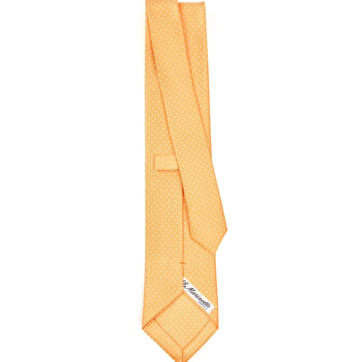 E.Marinella CRAVATTA SARTORIALE CLASSICA IN SETA GIALLA Pois Online