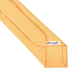 E.Marinella CRAVATTA SARTORIALE CLASSICA IN SETA GIALLA Pois Online
