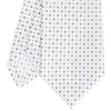 E.Marinella CRAVATTA SARTORIALE CLASSICA IN SETA BIANCO Microfantasia fiore Discount