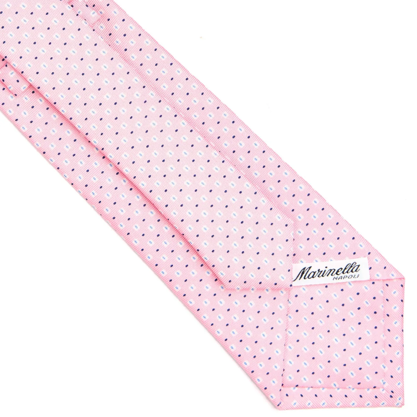E.Marinella CRAVATTA SARTORIALE CLASSICA IN SETA ROSA Microfantasia fiore Discount