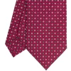 E.Marinella CRAVATTA SARTORIALE CLASSICA IN SETA FUCSIA Microfantasia fiore Online