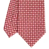 E.Marinella CRAVATTA SARTORIALE CLASSICA IN SETA BORDEAUX Microfantasia fiore Sale