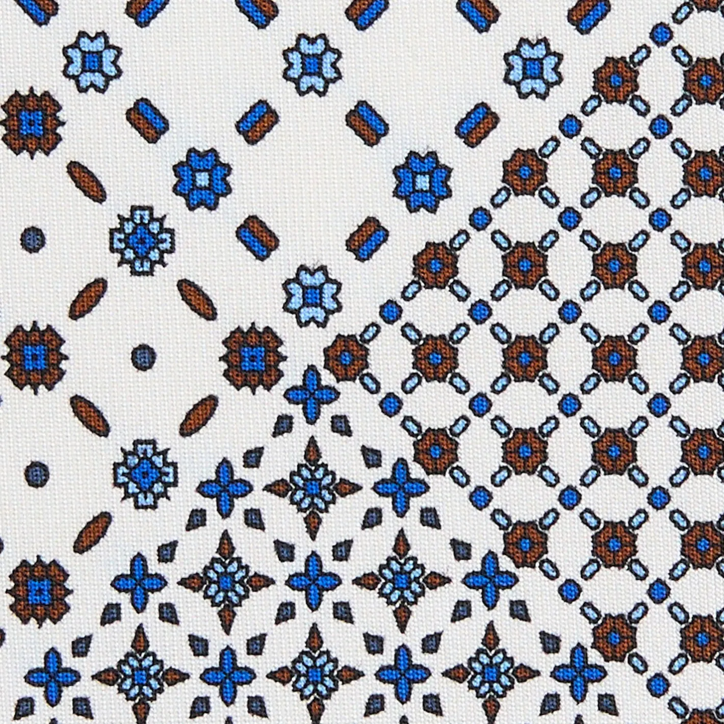 E.Marinella CRAVATTA SARTORIALE CLASSICA IN SETA BIANCA Patchwork Sale