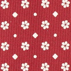 E.Marinella CRAVATTA SARTORIALE CLASSICA IN SETA BORDEAUX Microfantasia fiore New