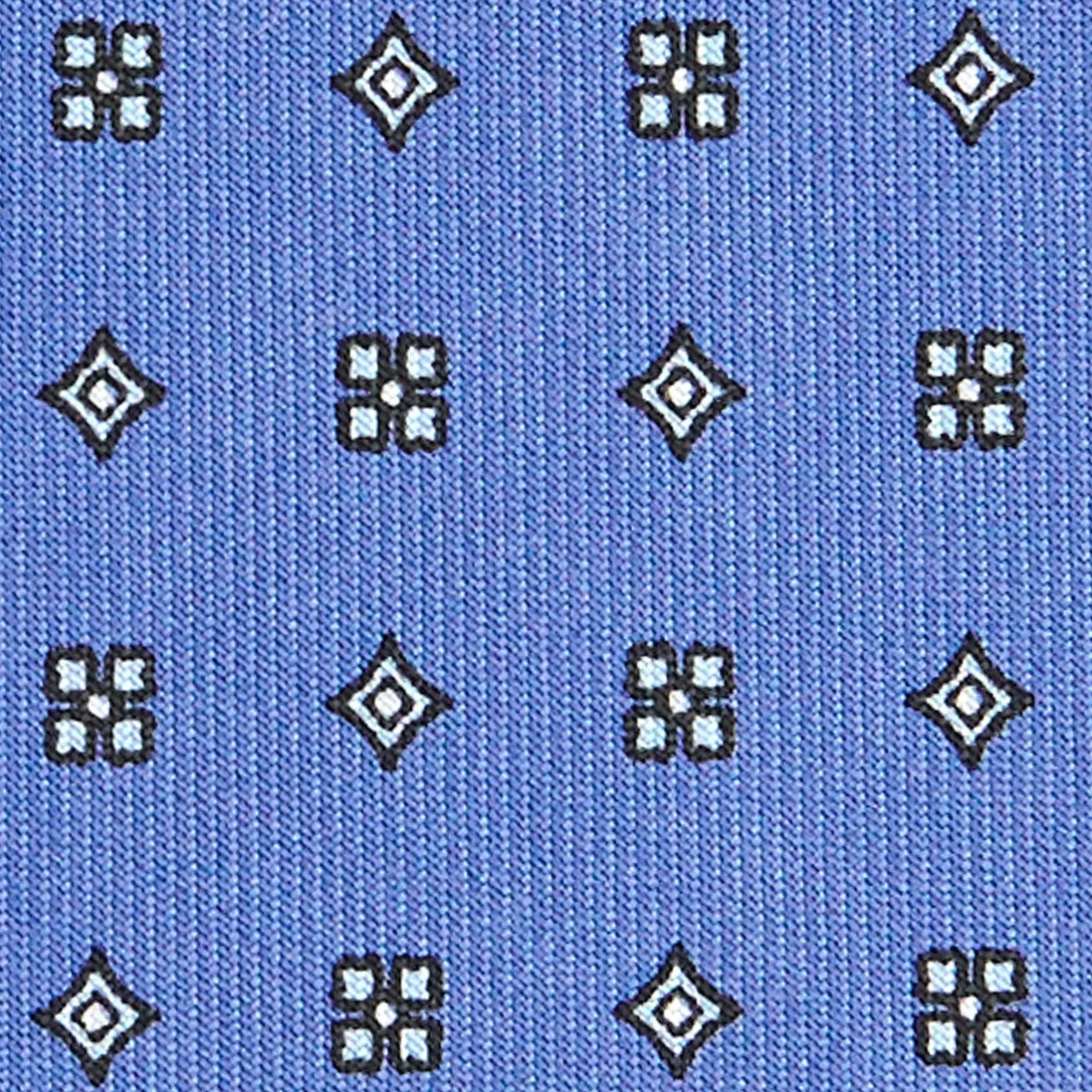E.Marinella CRAVATTA SARTORIALE CLASSICA IN SETA AZZURRO POLVERE Microfantasia fiore Best