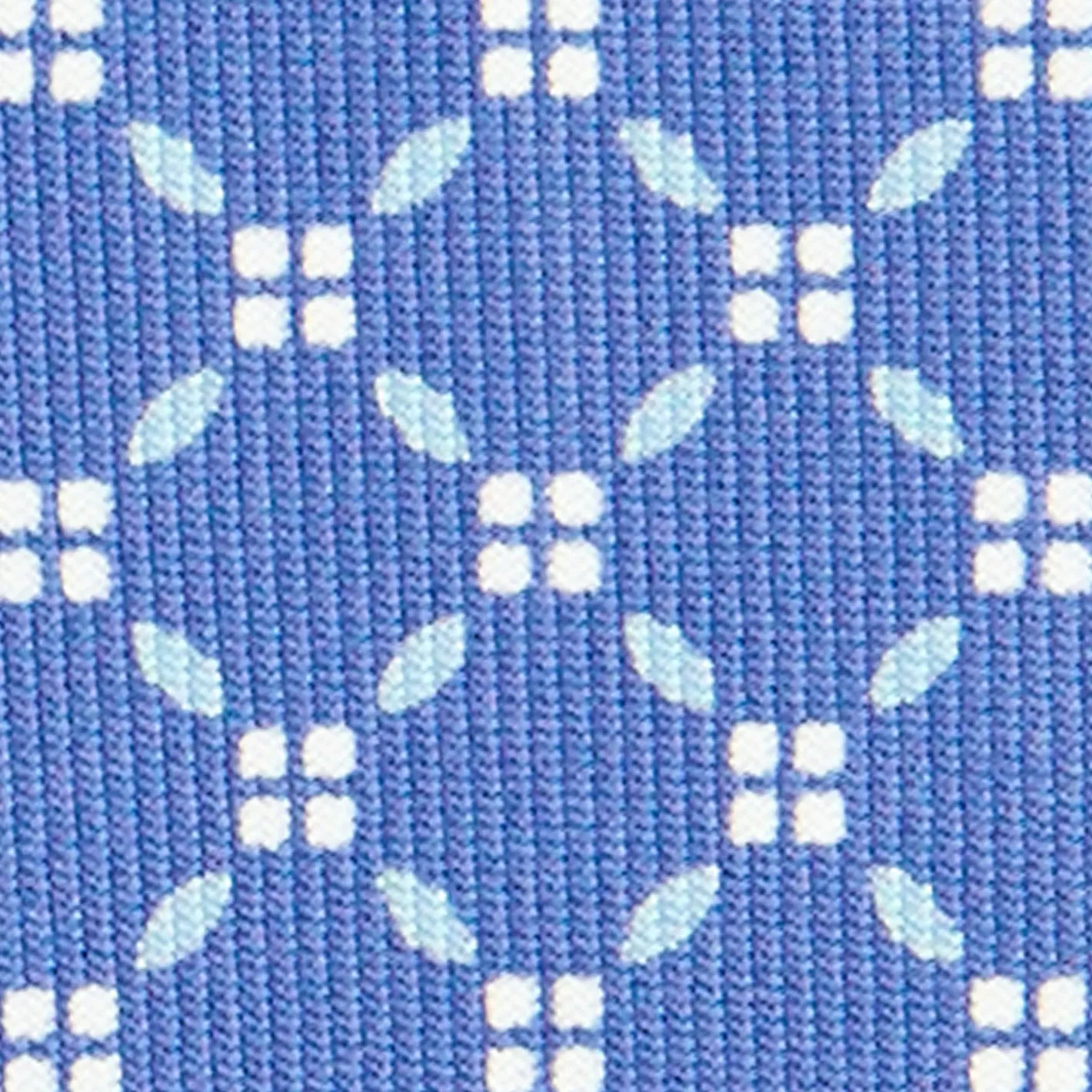 E.Marinella CRAVATTA SARTORIALE CLASSICA IN SETA AZZURRO POLVERE Microfantasia fiore New