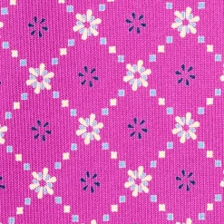 E.Marinella CRAVATTA SARTORIALE CLASSICA IN SETA FUCSIA Microfantasia fiore Sale