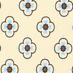 E.Marinella CRAVATTA SARTORIALE CLASSICA IN SETA GIALLA Microfantasia fiore Sale