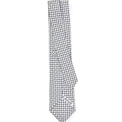 E.Marinella CRAVATTA SARTORIALE CLASSICA IN SETA BIANCA Microfantasia fiore Sale
