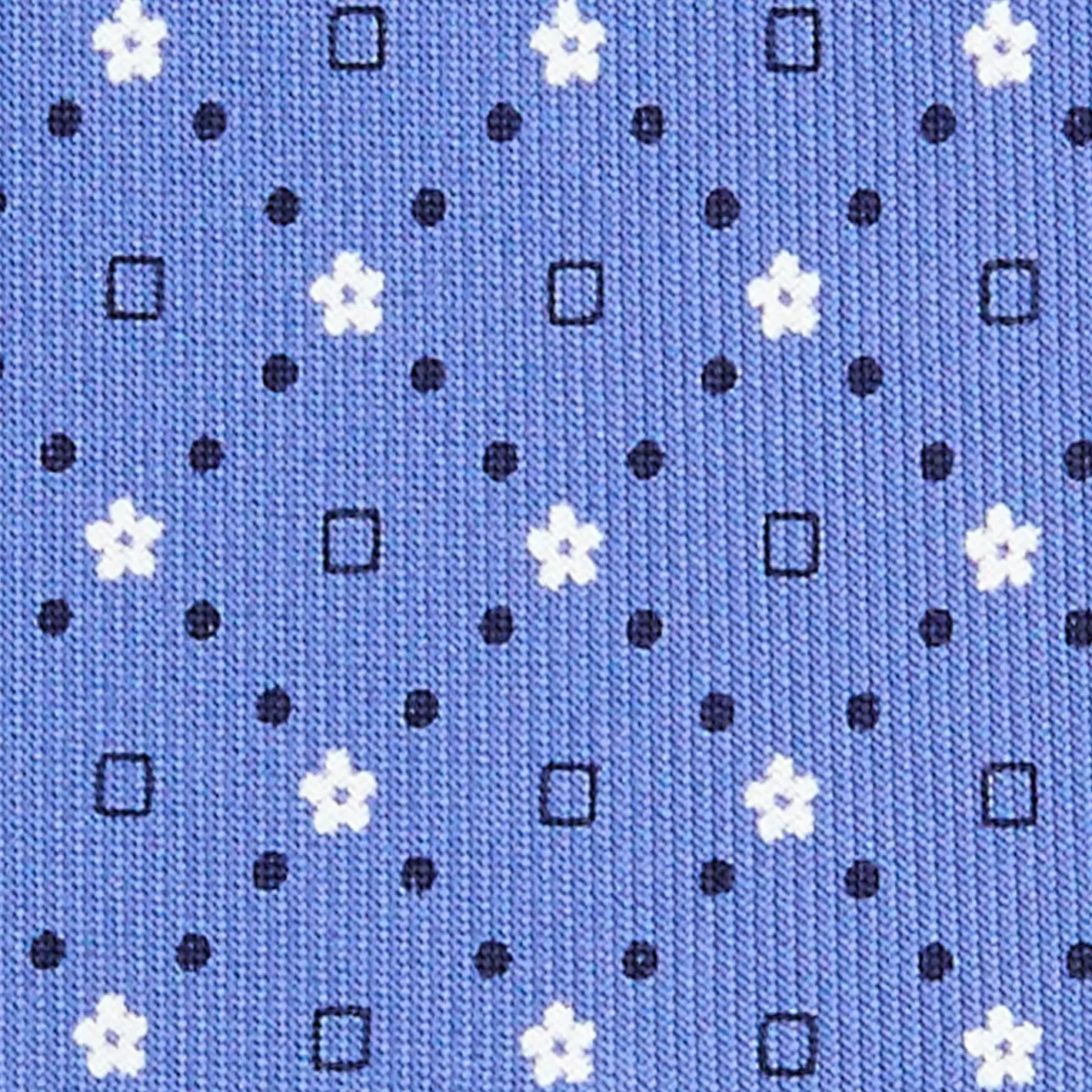 E.Marinella CRAVATTA SARTORIALE EXTRA LONG IN SETA AZZURRO POLVERE Microfantasia fiore Hot