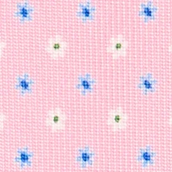 E.Marinella CRAVATTA SARTORIALE EXTRA LONG IN SETA ROSA Microfantasia fiore