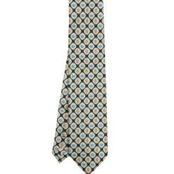 E.Marinella CRAVATTA SARTORIALE EXTRA LONG IN SETA BLU SCURO Collezione heritage Outlet